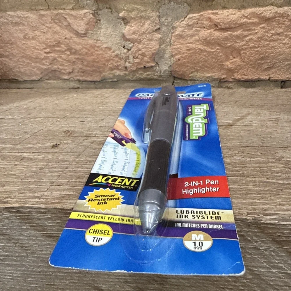 2004 Paper Mate Tandem 2 In 1 Pen Highlighter‎